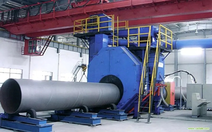 楚雄自动环保钢管内壁喷砂机